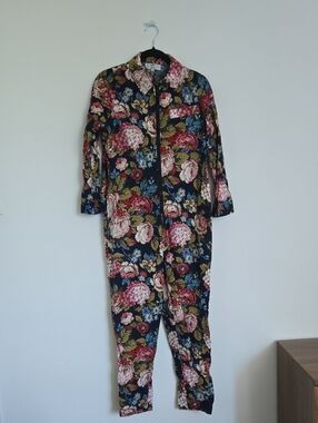 Red Sky Floral Boilersuit